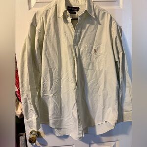 Ralph Lauren Men's Light Cream Button Down Shirt